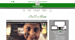 Desktop Screenshot of bouquet-musulman.tv